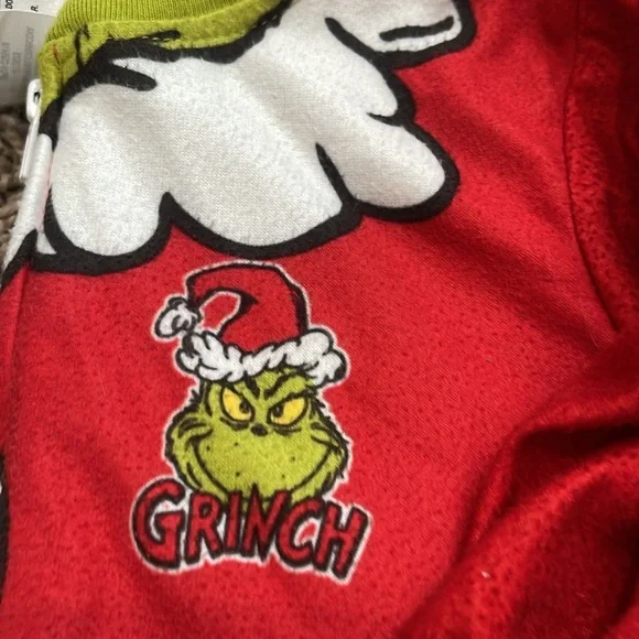 The Grinch toddler size 4 onesie, Halloween costume or pajama - Picture 9 of 9